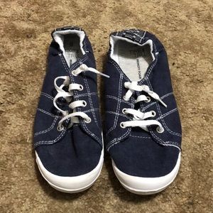 Memory foam slip ons